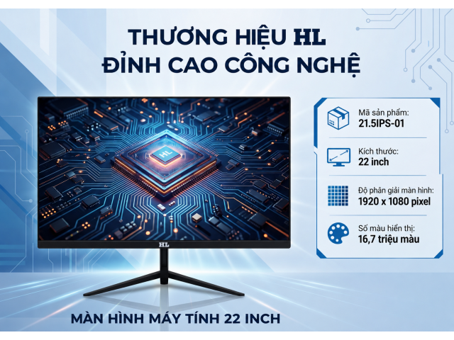 Màn hình máy tính HL 22 inch